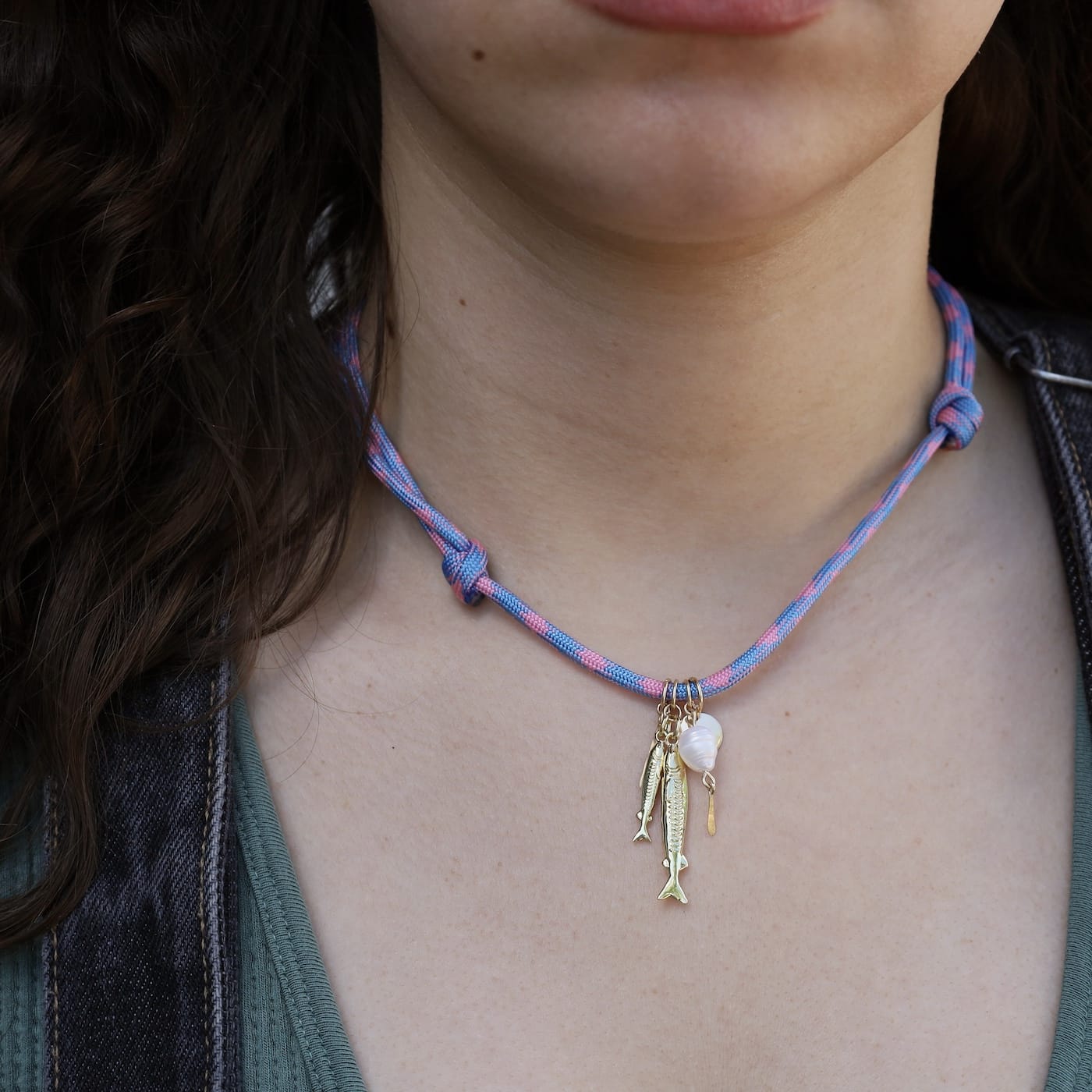 NKL-GF Tackle Box Necklace in Summer NIghts