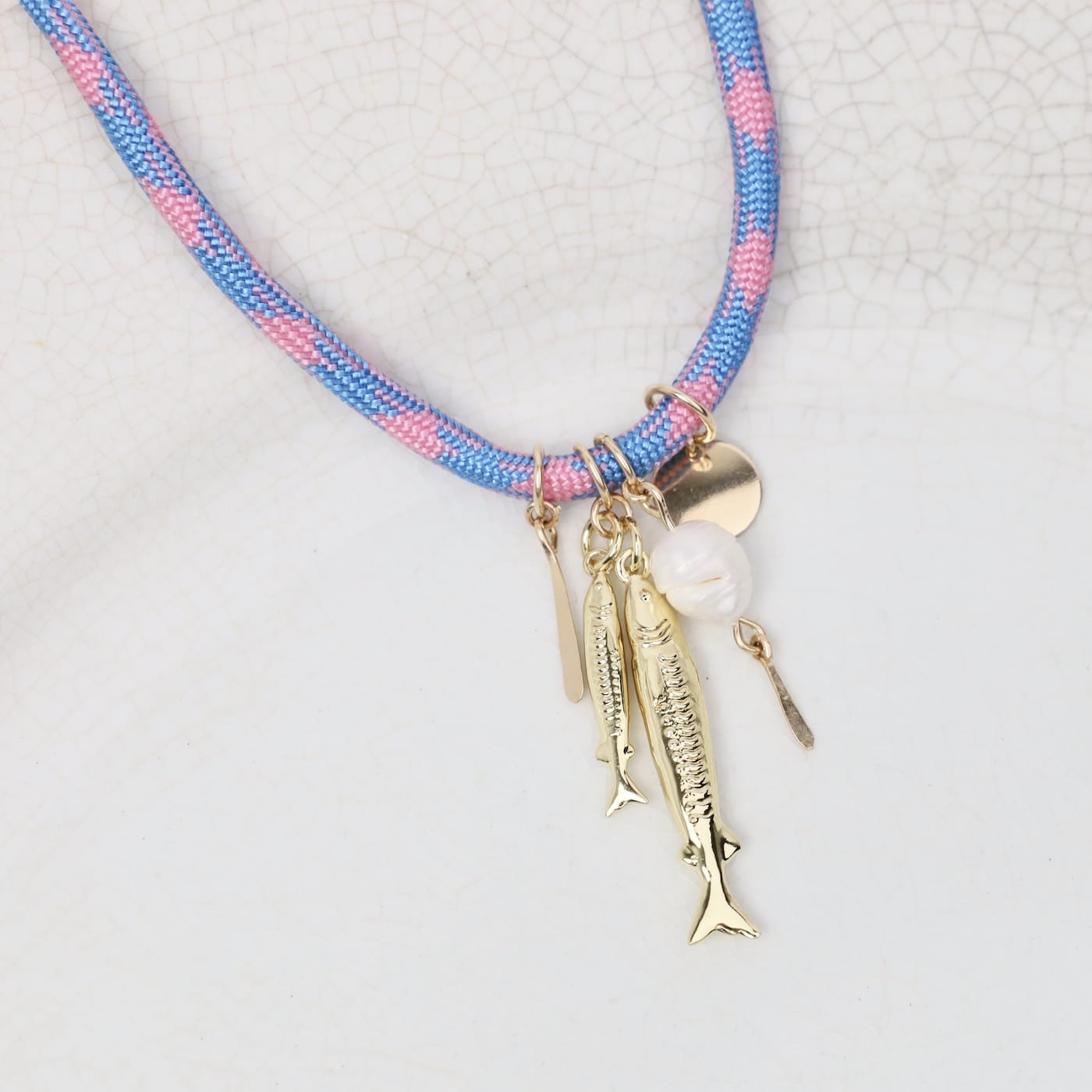 NKL-GF Tackle Box Necklace in Summer NIghts