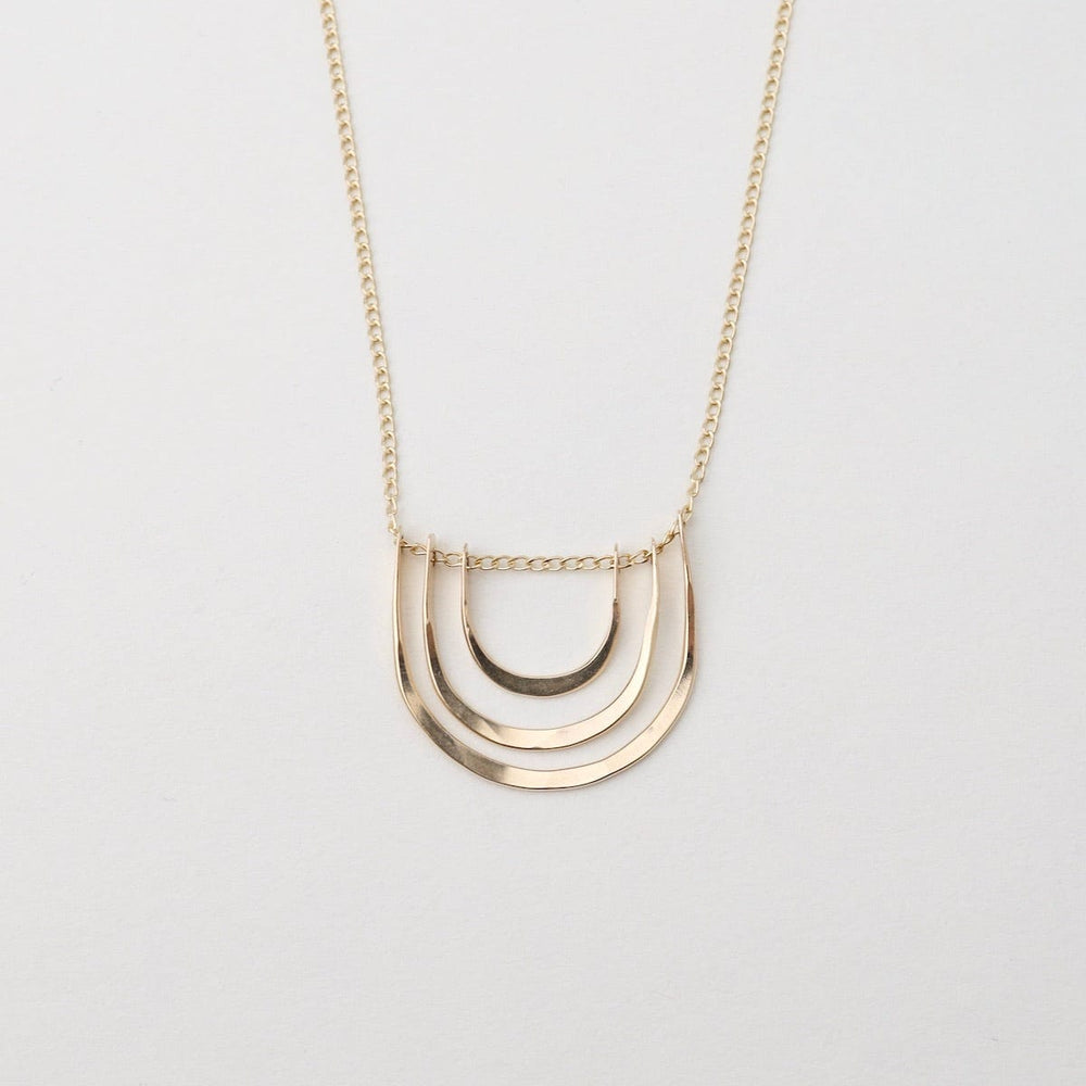 
                      
                        NKL-GF Triple Arc Necklace Gold
                      
                    