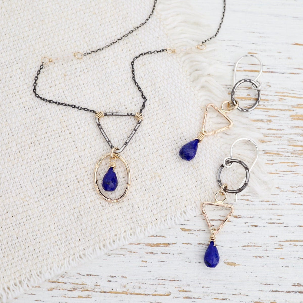 
                      
                        NKL-GF Two Tone Moonstone and Lapis Pendant
                      
                    