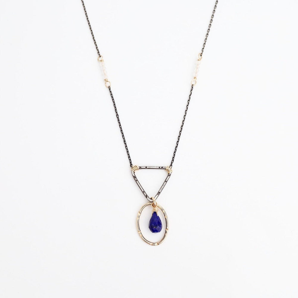 
                      
                        NKL-GF Two Tone Moonstone and Lapis Pendant
                      
                    