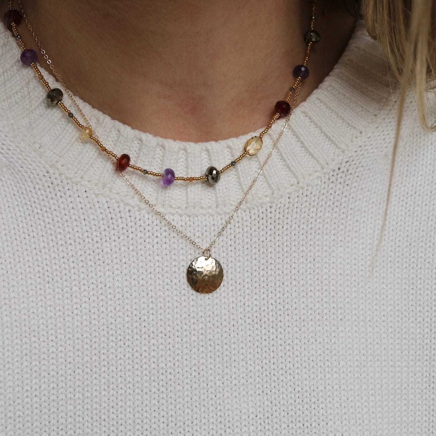 NKL-GF Warm Gold Mix Necklace