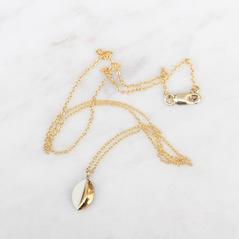 
                      
                        NKL-GF White Gold Dipped Mini Marquise Necklace
                      
                    