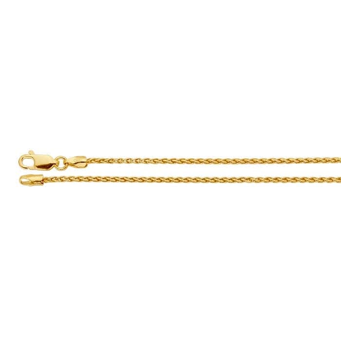 
                  
                    NKL-GF Yellow Gold-Filled 1.5mm Round Wheat Chain Necklace
                  
                