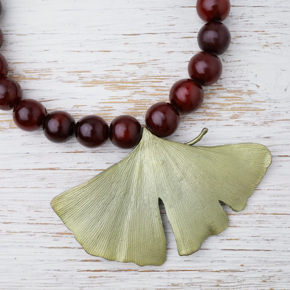 
                      
                        NKL Ginkgo Large Pendant Necklace
                      
                    