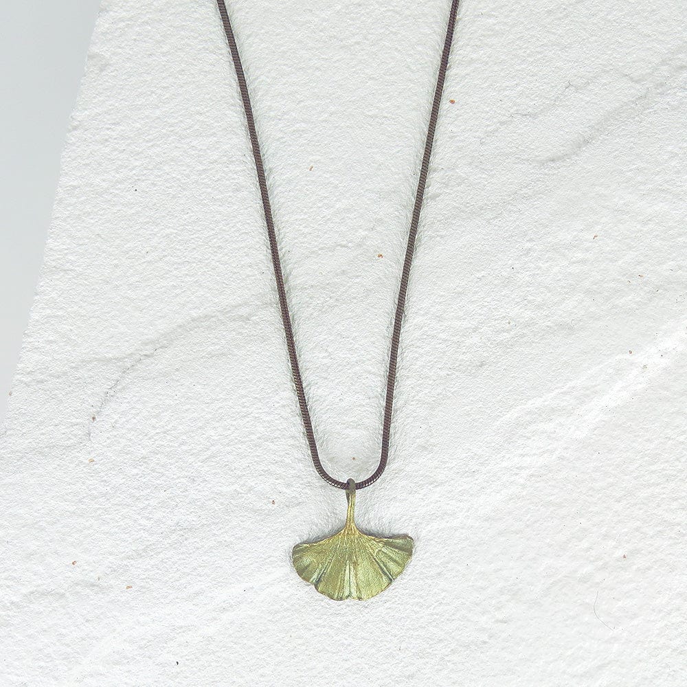 Load image into Gallery viewer, NKL Ginkgo Single Leaf Pendant
