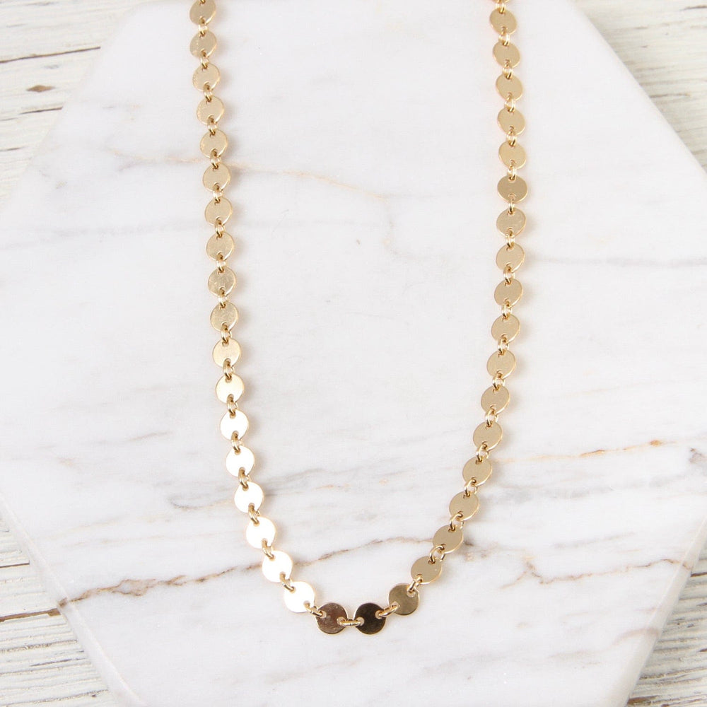 NKL Gold Filled Disc Choker