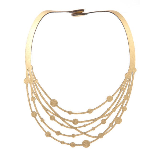 NKL Gold Victoria Threads Necklace