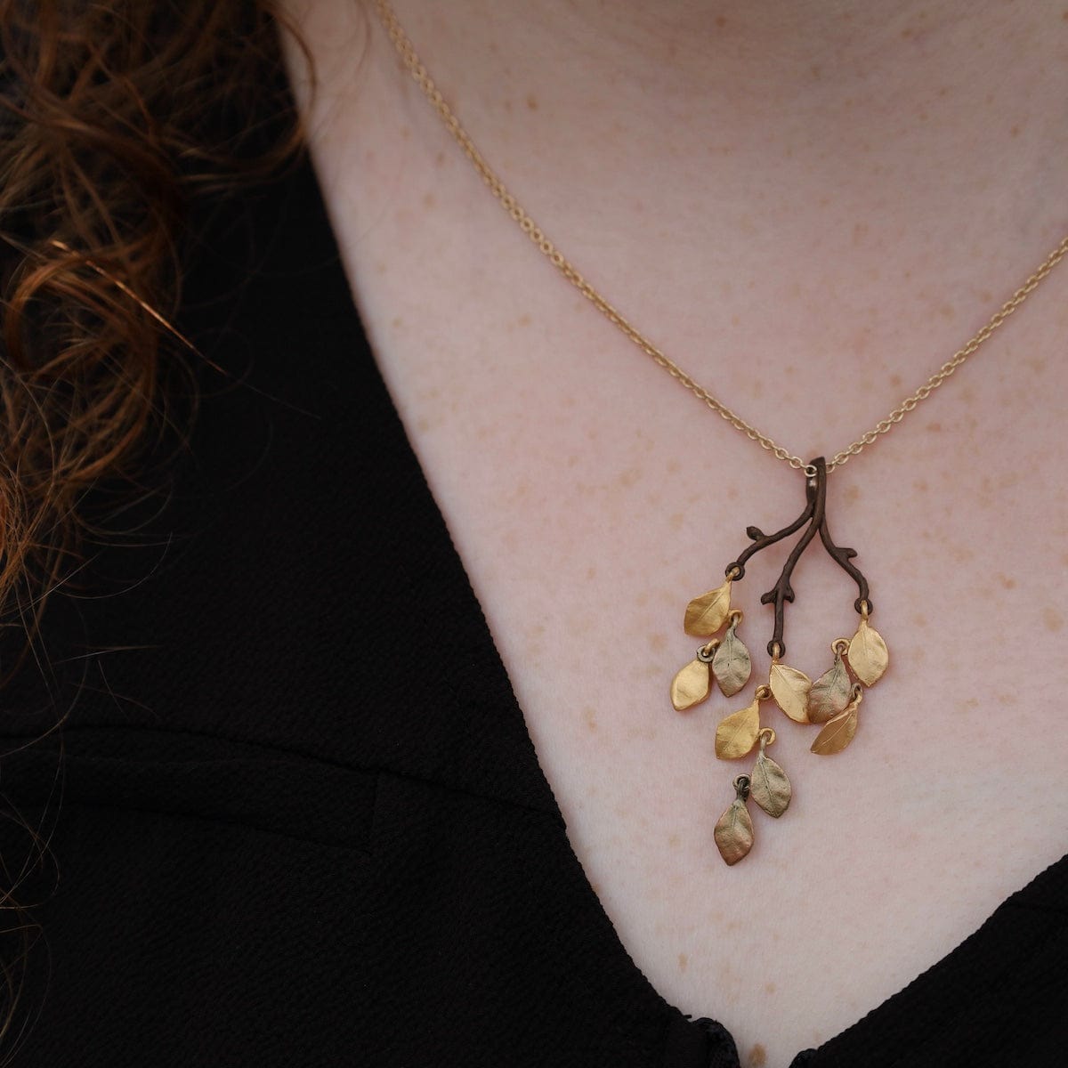 NKL Golden Autumn Pendant Necklace