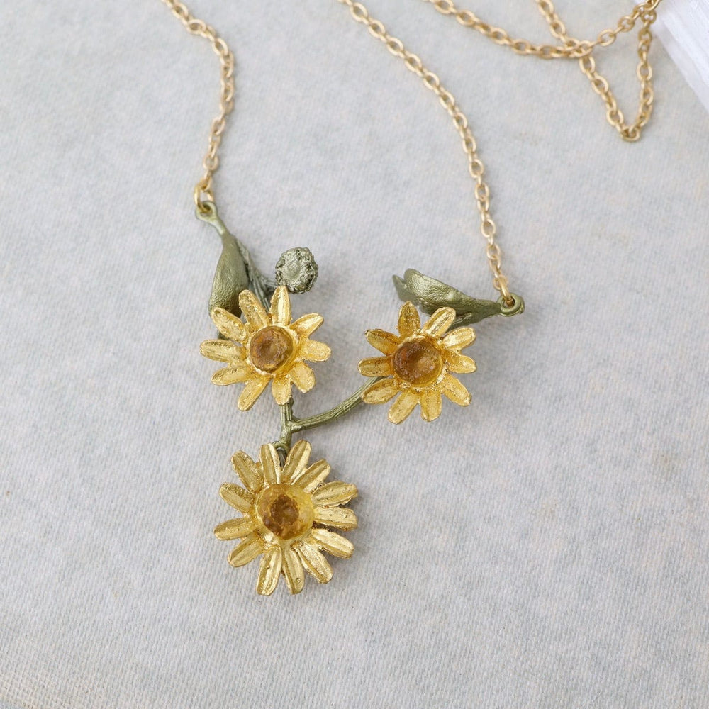 
                  
                    NKL Golden Daisy 3 Flower Necklace
                  
                