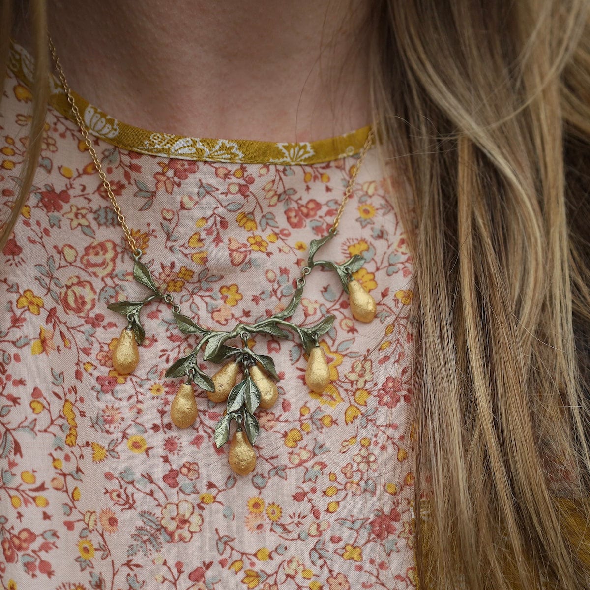 NKL Golden Pear Necklace