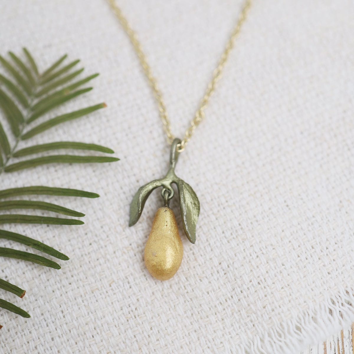 NKL Golden Pear Pendant