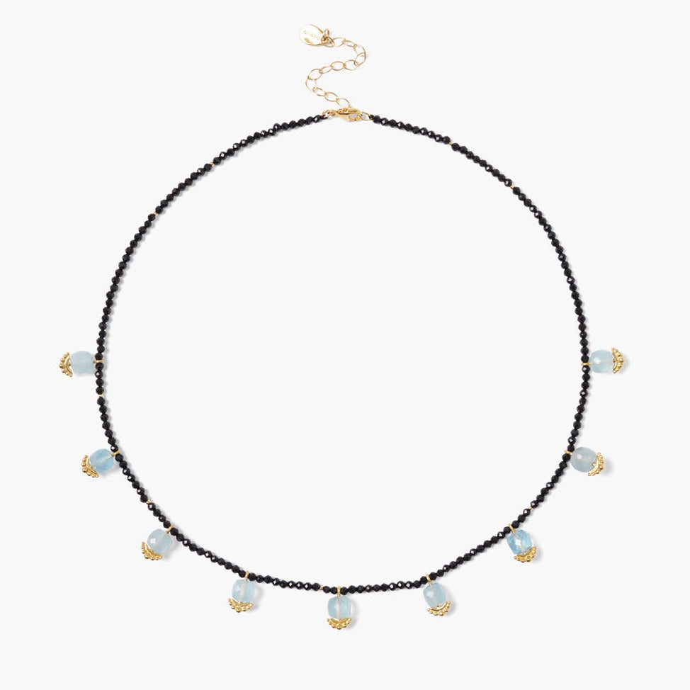NKL-GPL 18k gold plated sterling silver necklace featuring