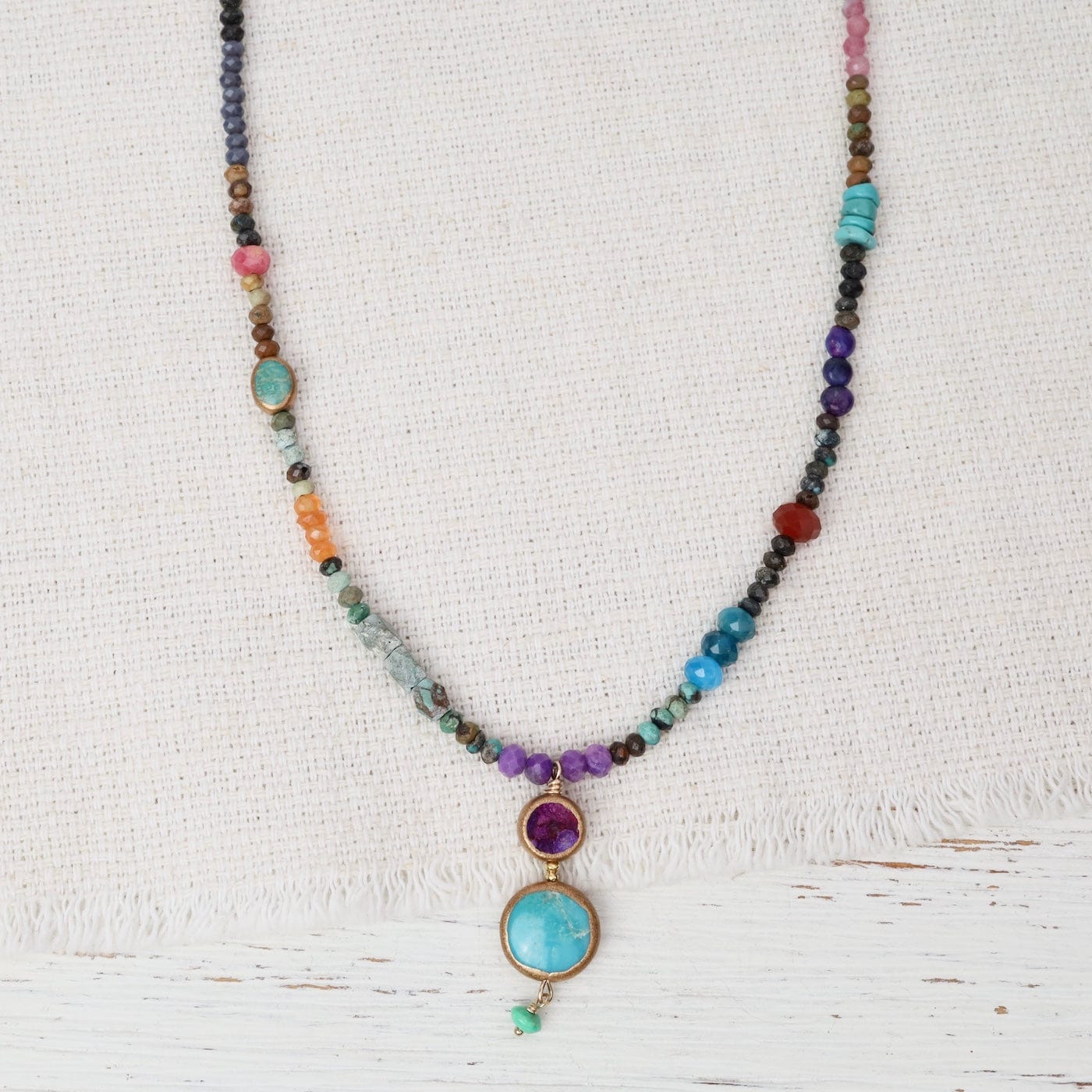 NKL-GPL 2024 Holiday Turquoise Necklace with Turquoise Pen