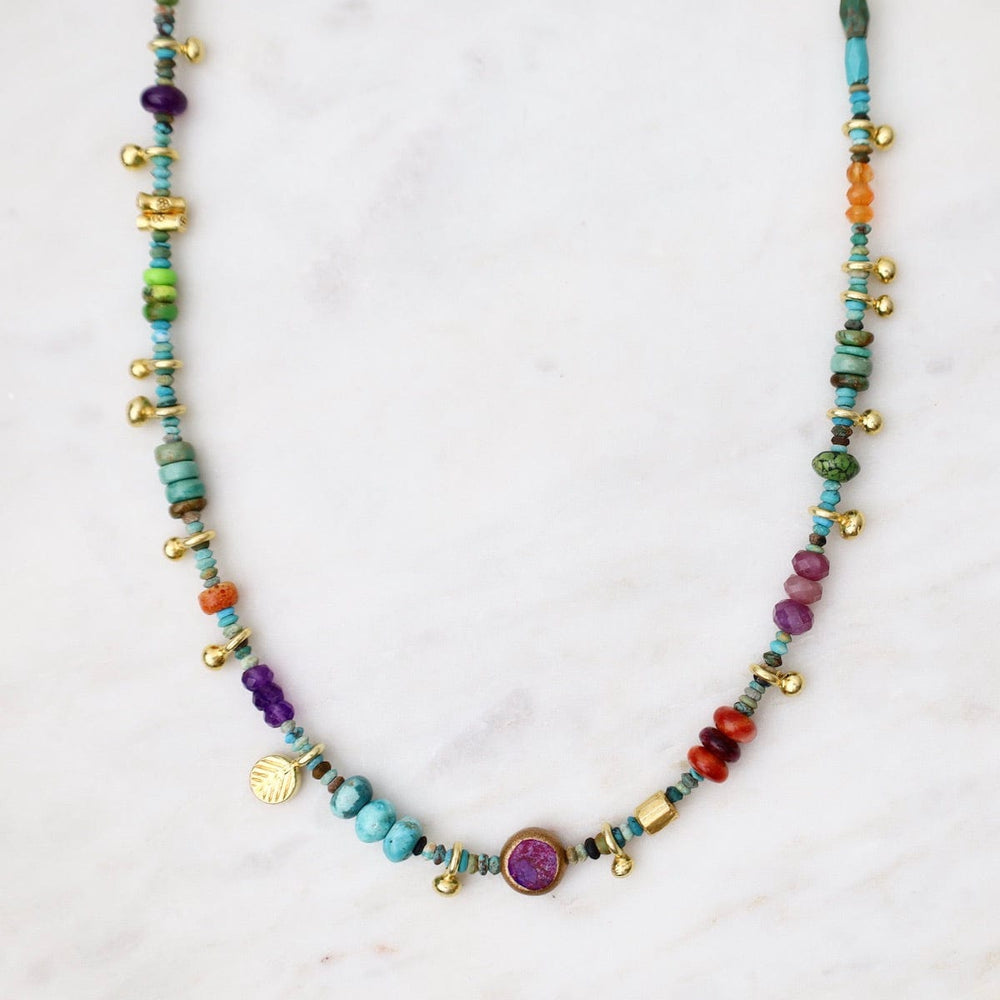 
                      
                        NKL-GPL 53 & Me Turquoise Necklace in Gold
                      
                    