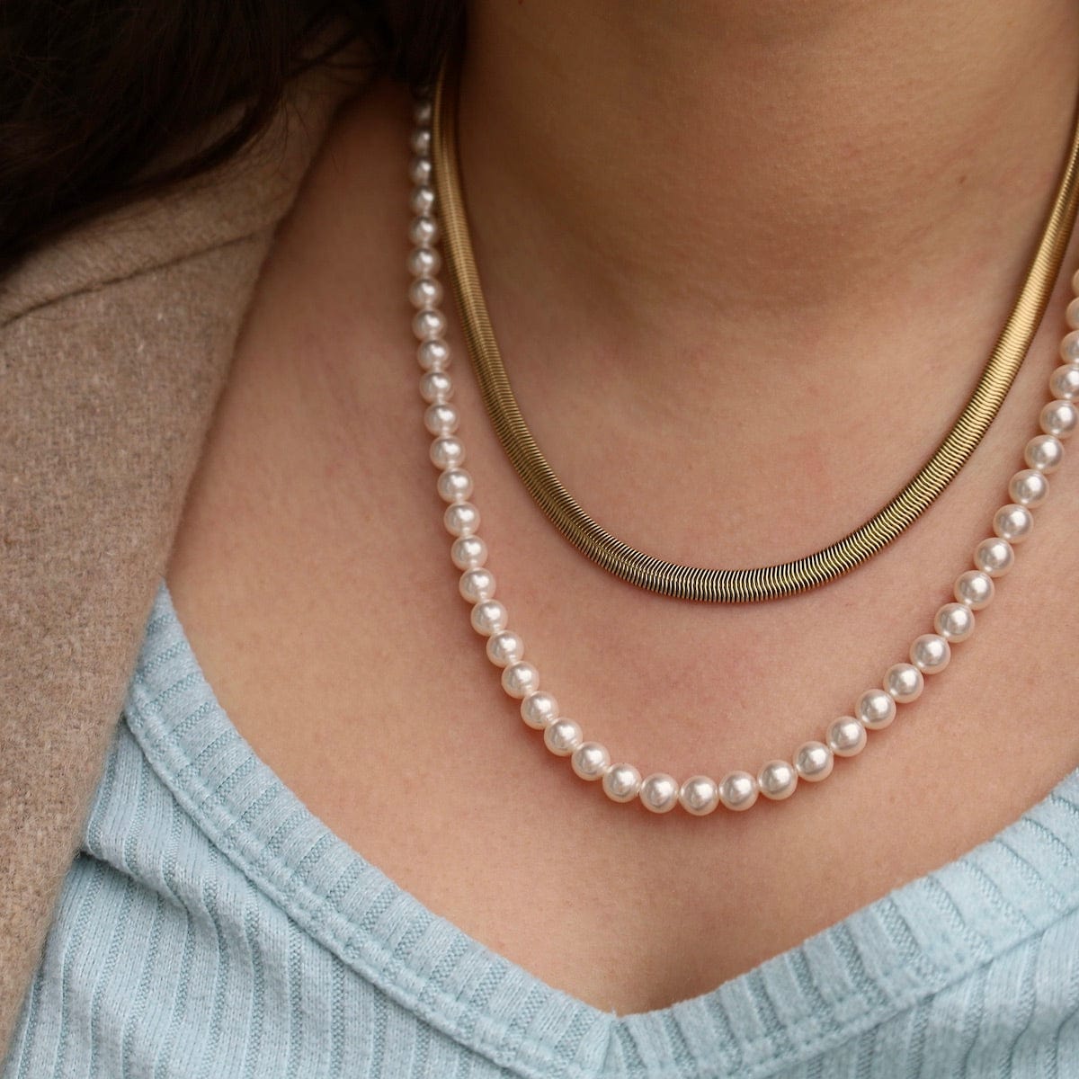 NKL-GPL 6mm Swarovski Pearl Necklace