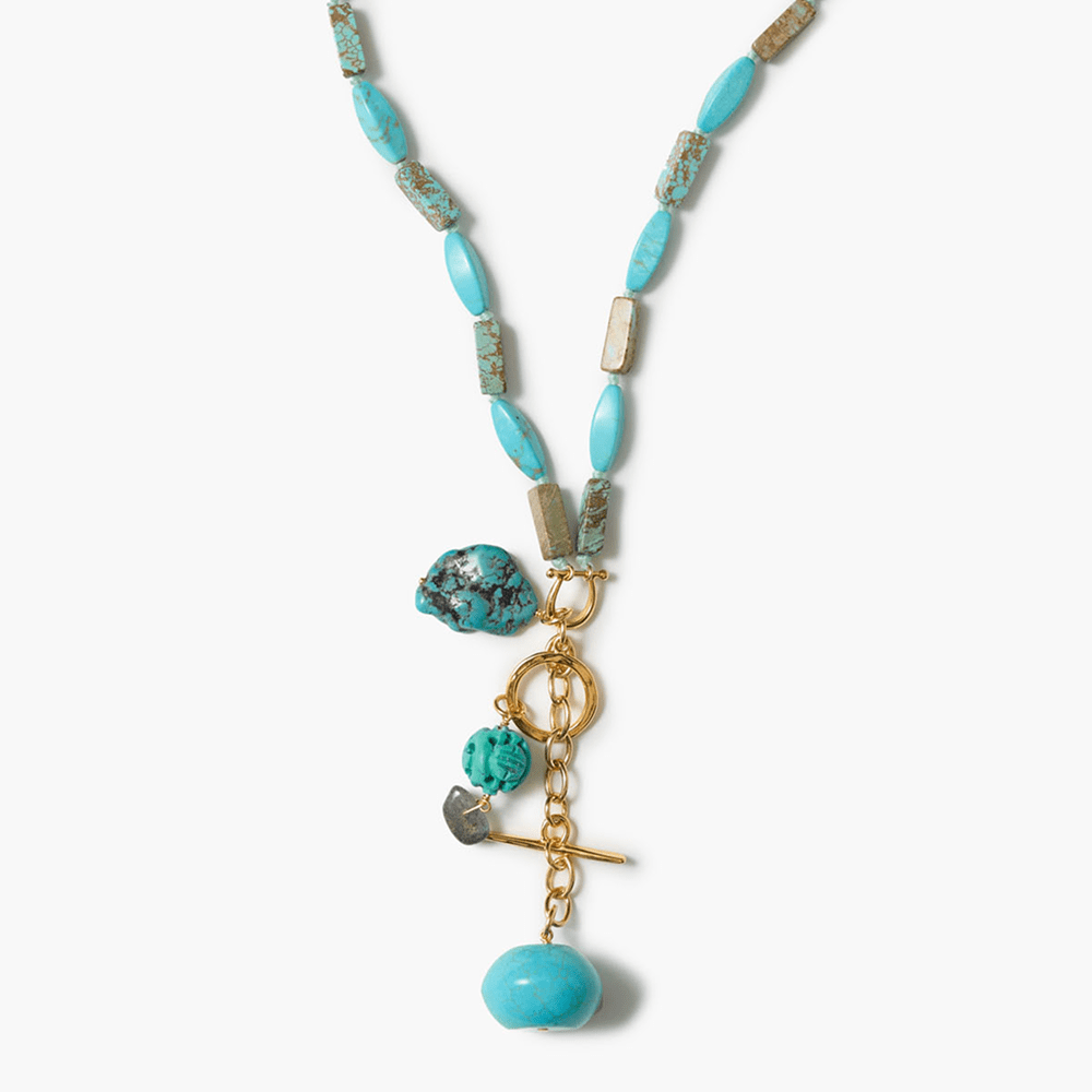 NKL-GPL Alexandria Necklace Turquoise