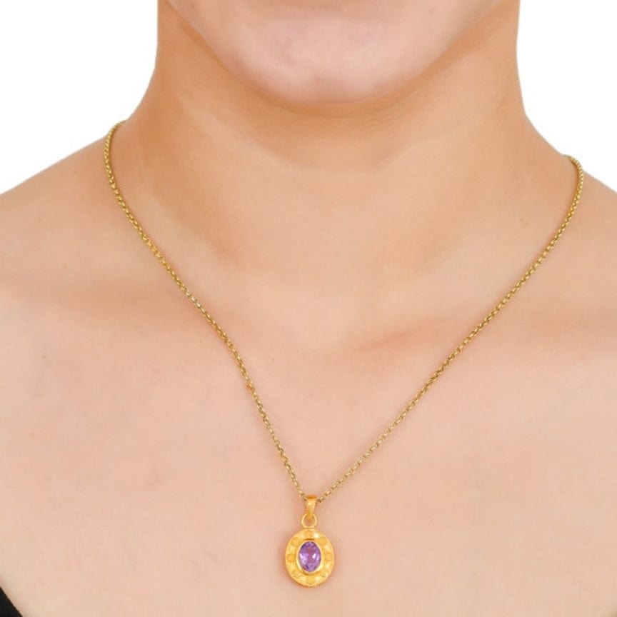 
                  
                    NKL-GPL Amethyst Pendant Necklace
                  
                