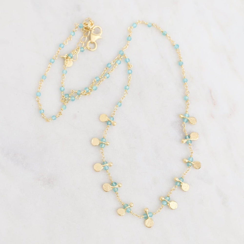 
                      
                        NKL-GPL Aqua Chaldecony Egyptian Gold Nekclace
                      
                    