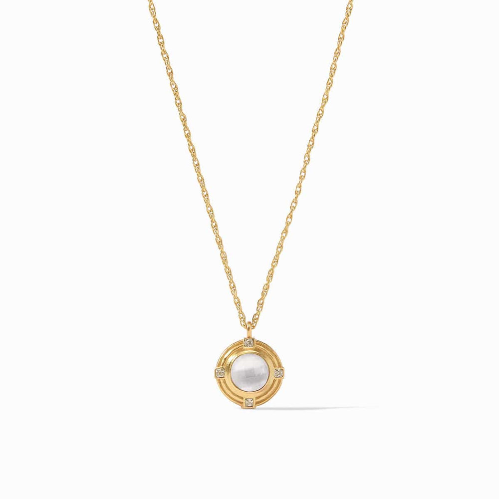 NKL-GPL Astor Solitaire Necklace Iridescent Clear Crystal