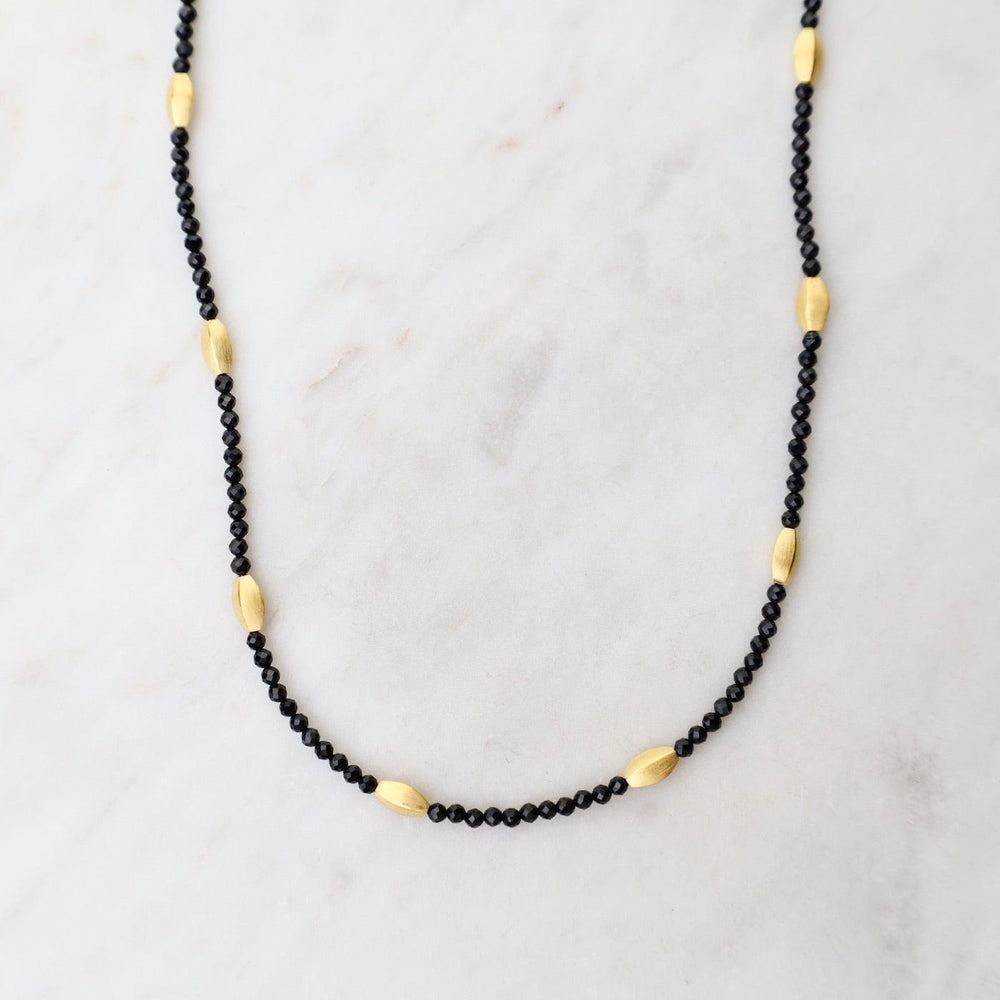 
                      
                        NKL-GPL Black Spinel Bliss Necklace
                      
                    