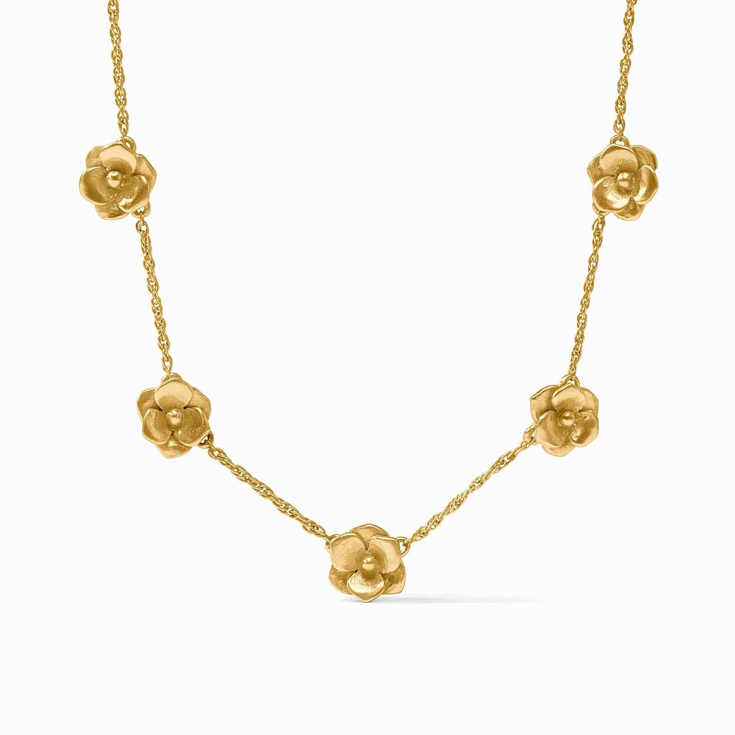 NKL-GPL Bloom Delicate Station Necklace