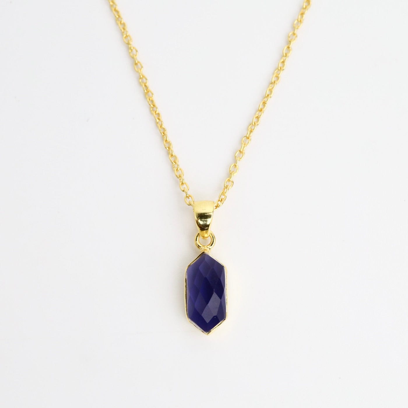 NKL-GPL Blue Iolite Necklace