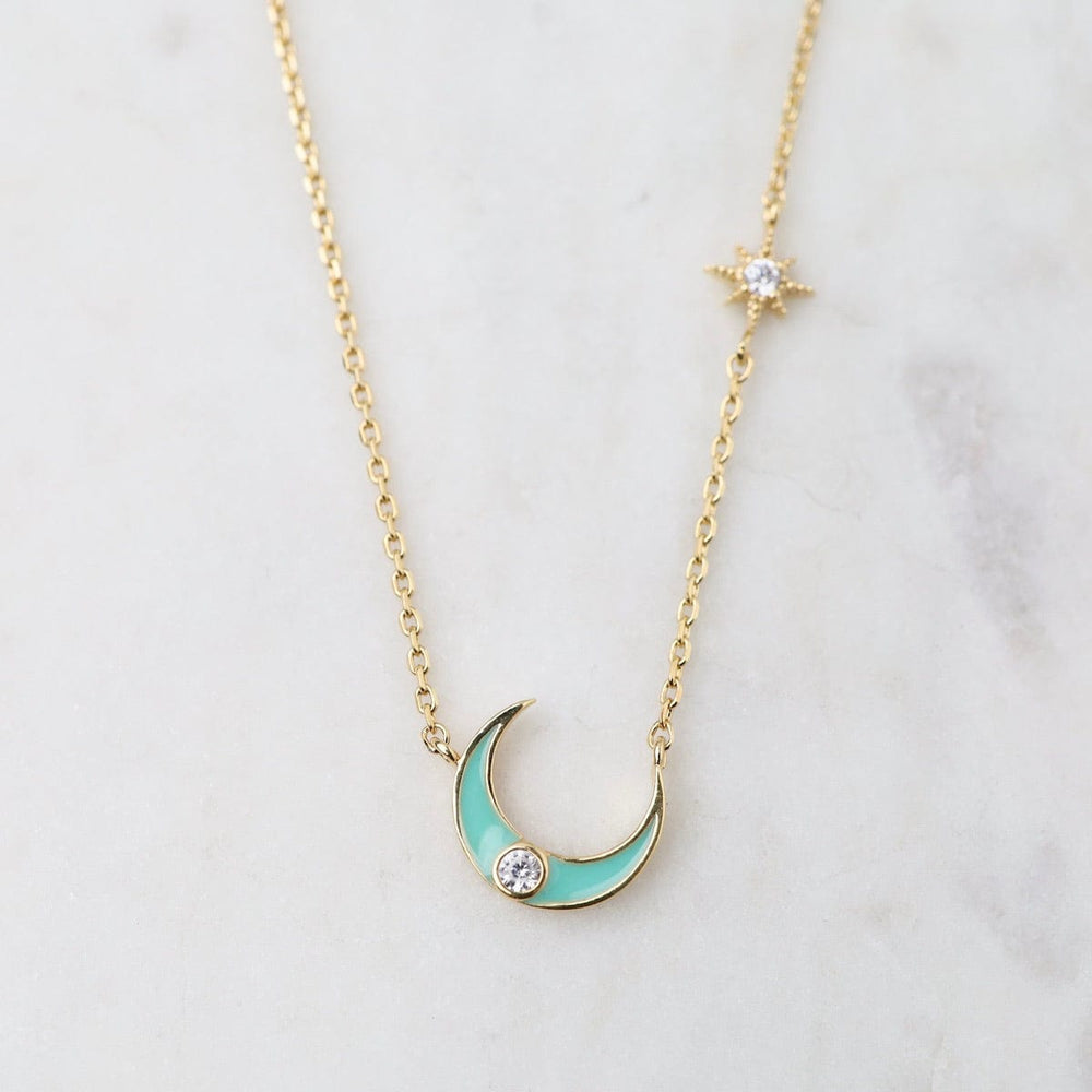 
                      
                        NKL-GPL Blue Moon & Star Necklace
                      
                    