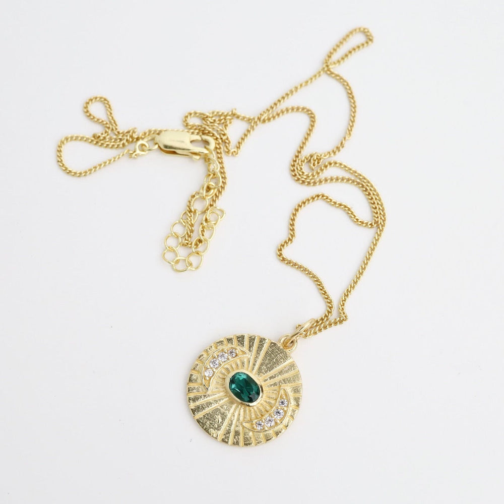 
                  
                    NKL-GPL Boho Moon Green Tourmaline Necklace
                  
                