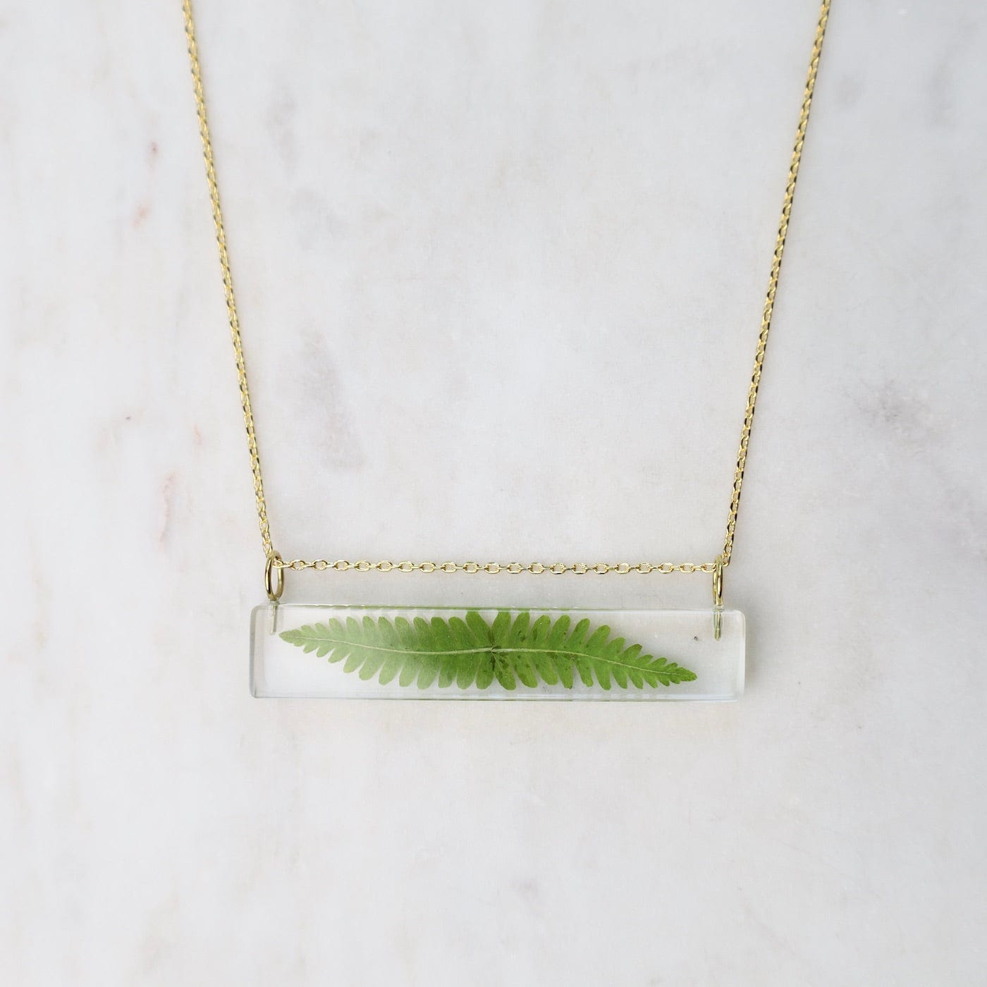 BELART: Necklace; Eco-Resin Opaque with Gold Leaf – Bennington