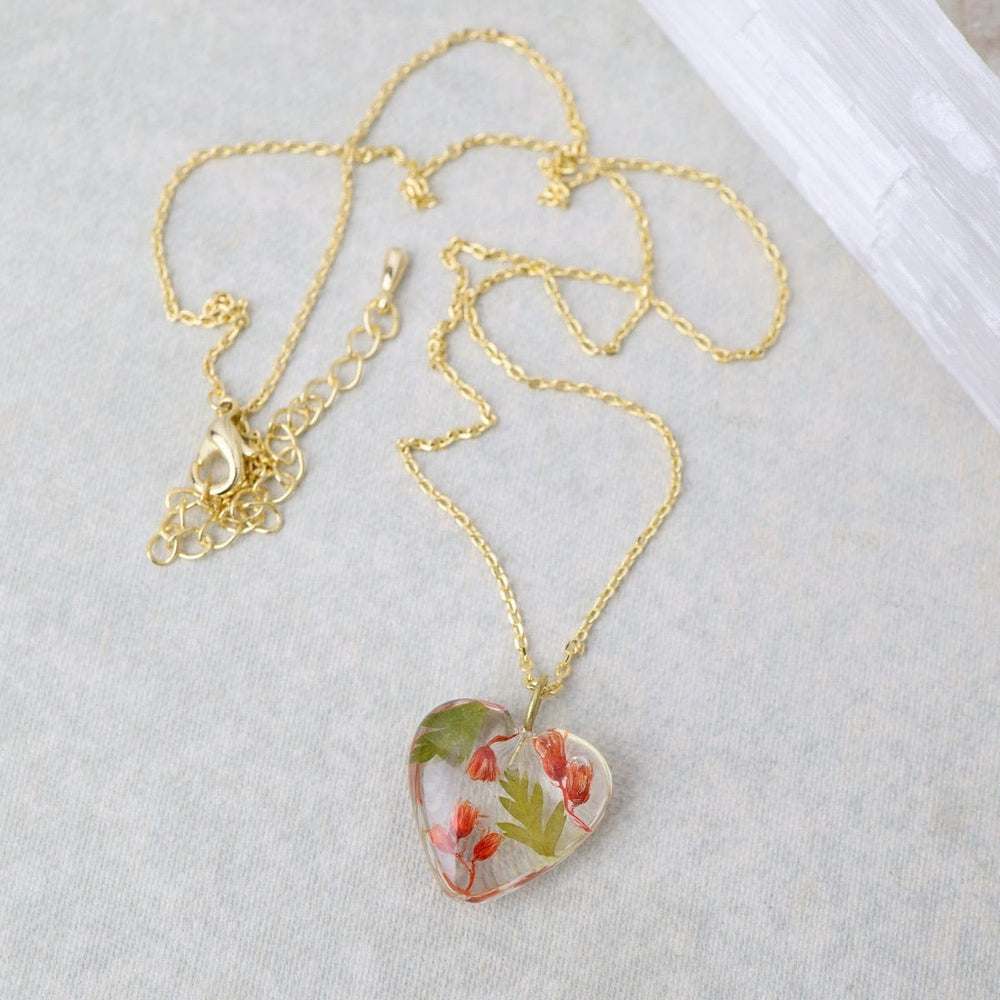 
                  
                    NKL-GPL Botanical Mini Heart Necklace - "Holly and the Joy" December Birthday Month
                  
                