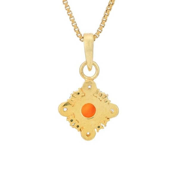 
                  
                    NKL-GPL Carnelian and Tanzanite Pendant Necklace
                  
                