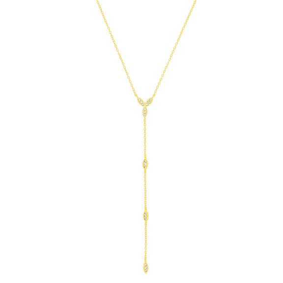 NKL-GPL Chiara Lariat Gold Necklace