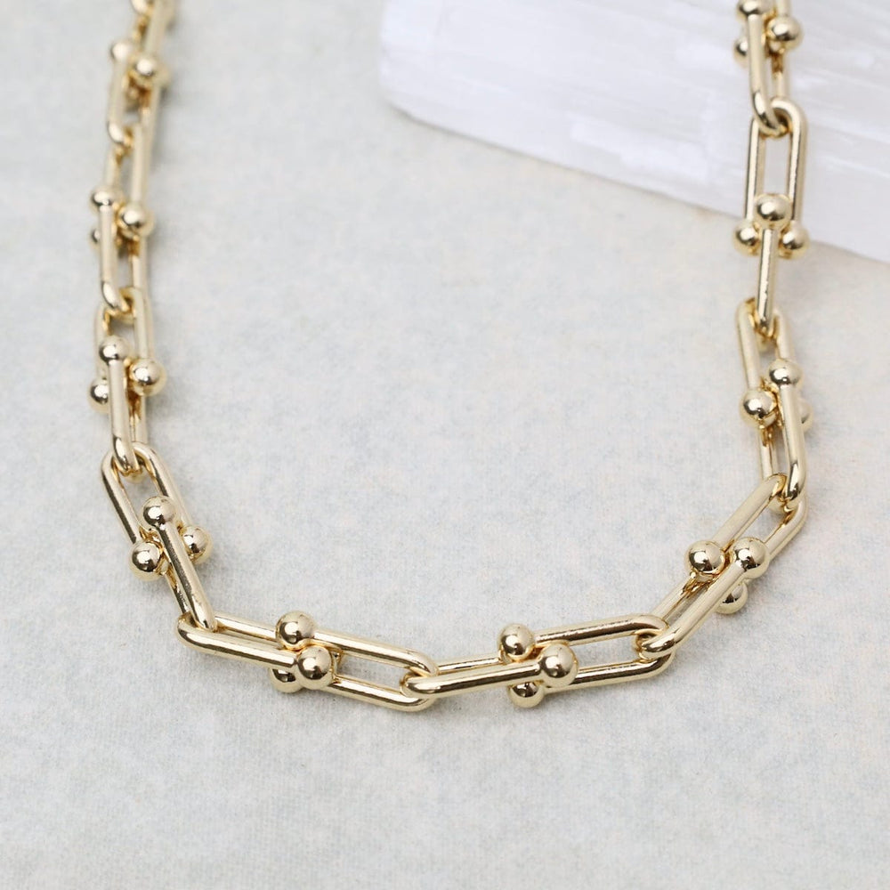 
                      
                        NKL-GPL Chunky Paperclip Necklace
                      
                    