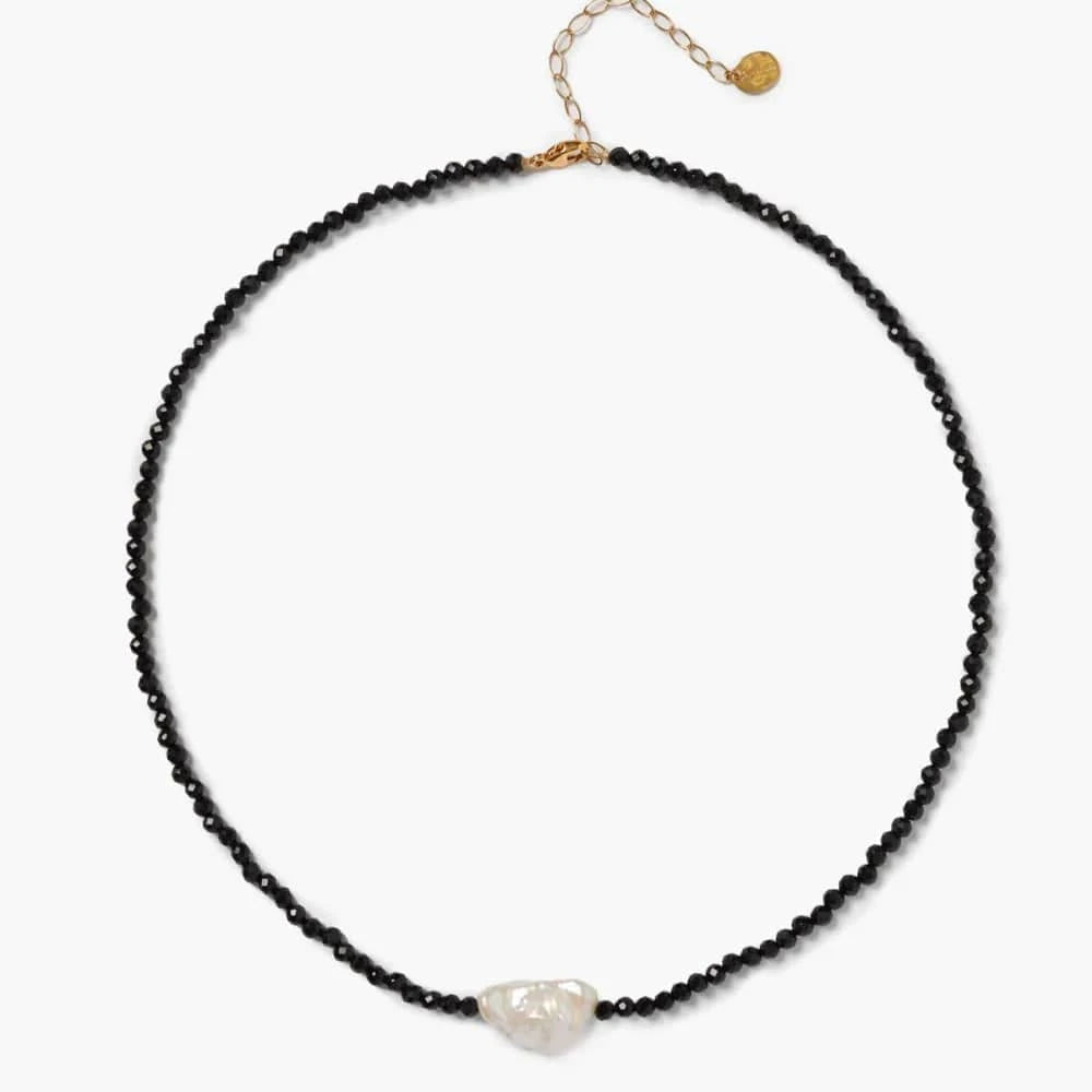 NKL-GPL Claire Necklace Onyx