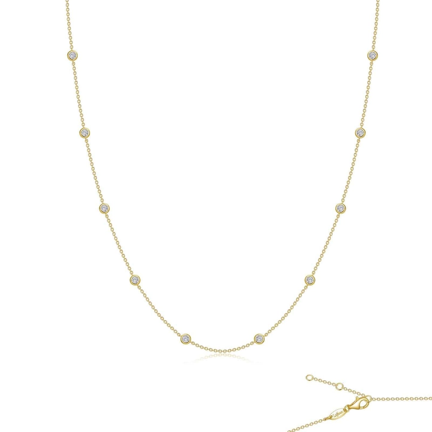 NKL-GPL Classic Station Necklace