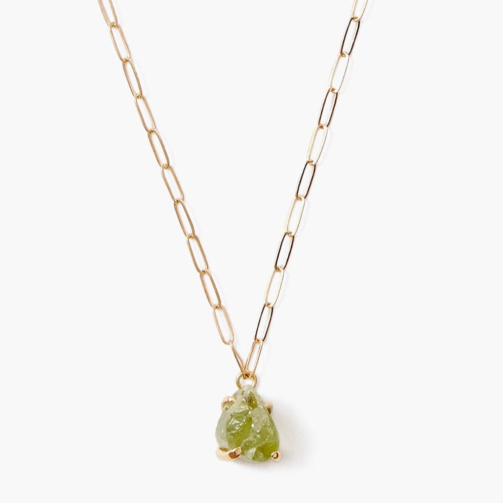 NKL-GPL Claw Set Peridot Necklace