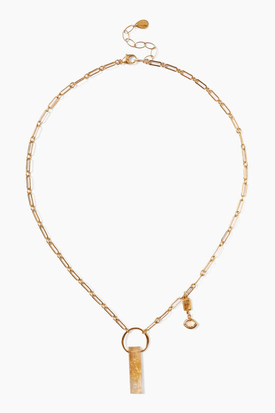 NKL-GPL Cleo Necklace in Citrine