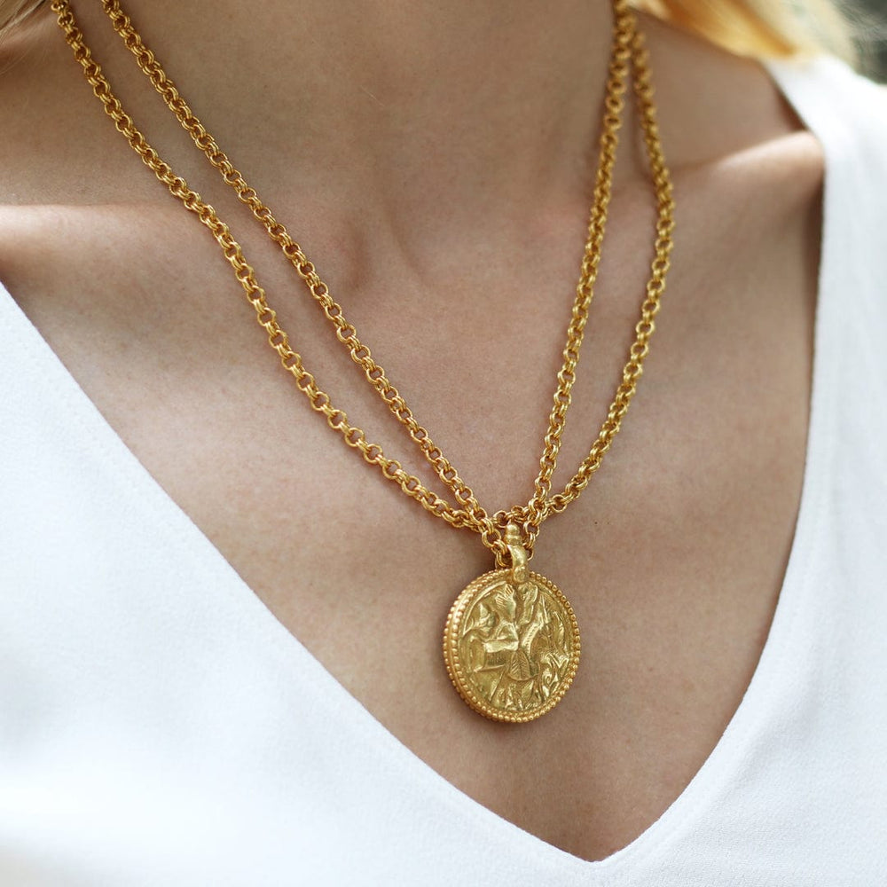 
                  
                    NKL-GPL Coin Pendant Necklace
                  
                