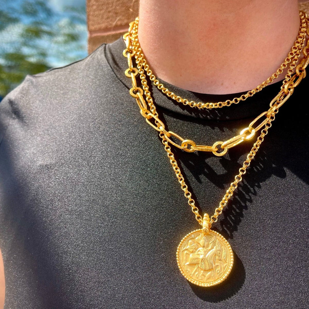 
                  
                    NKL-GPL Coin Pendant Necklace
                  
                