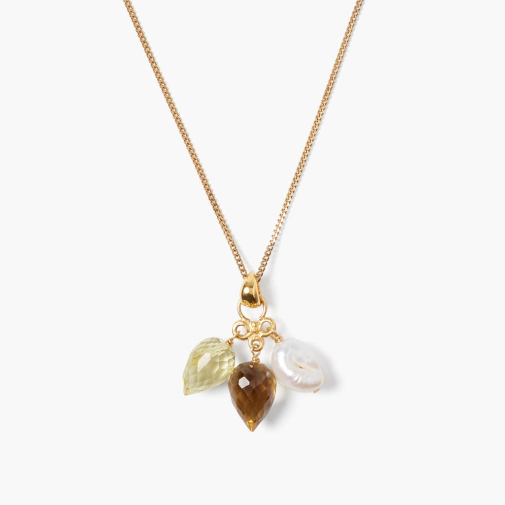 NKL-GPL DELPHINE NECKLACE NATURAL MIX