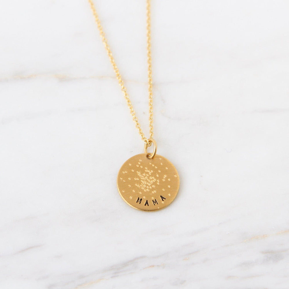 
                      
                        NKL-GPL Diamond Dusted Mini Coin Necklace - "Mama"
                      
                    