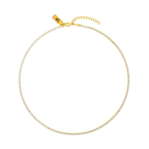 
                      
                        NKL-GPL Diana Tennis Gold Necklace
                      
                    