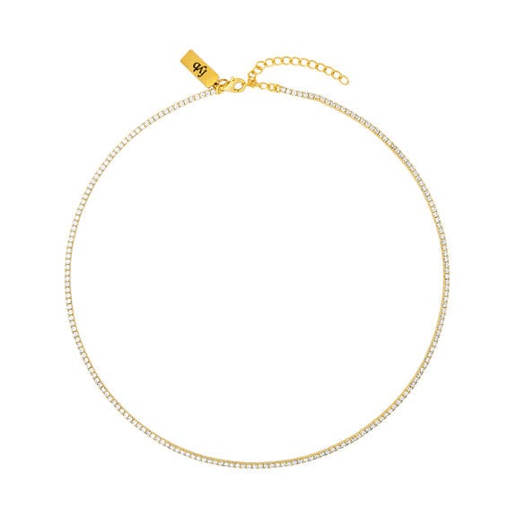 NKL-GPL Diana Tennis Gold Necklace