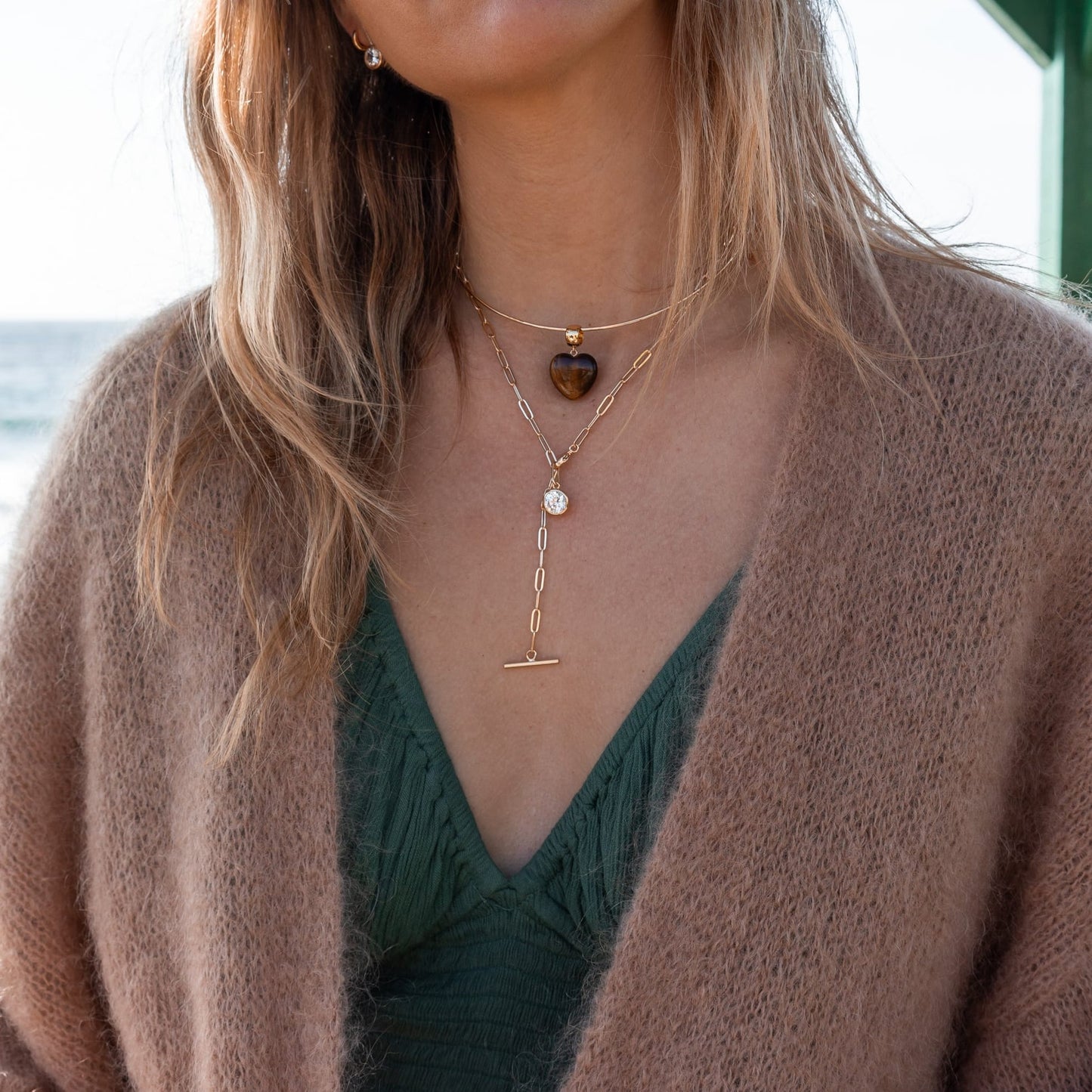 NKL-GPL Dottie Lariat Necklace