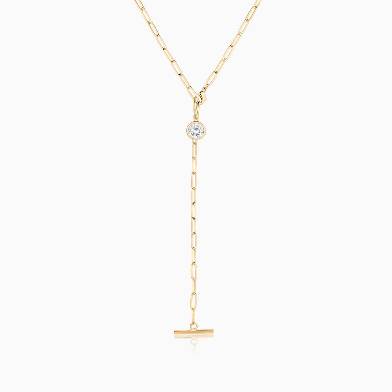 NKL-GPL Dottie Lariat Necklace