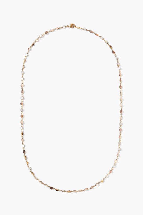 Load image into Gallery viewer, NKL-GPL Drift Necklace in Black Mother of Pearl
