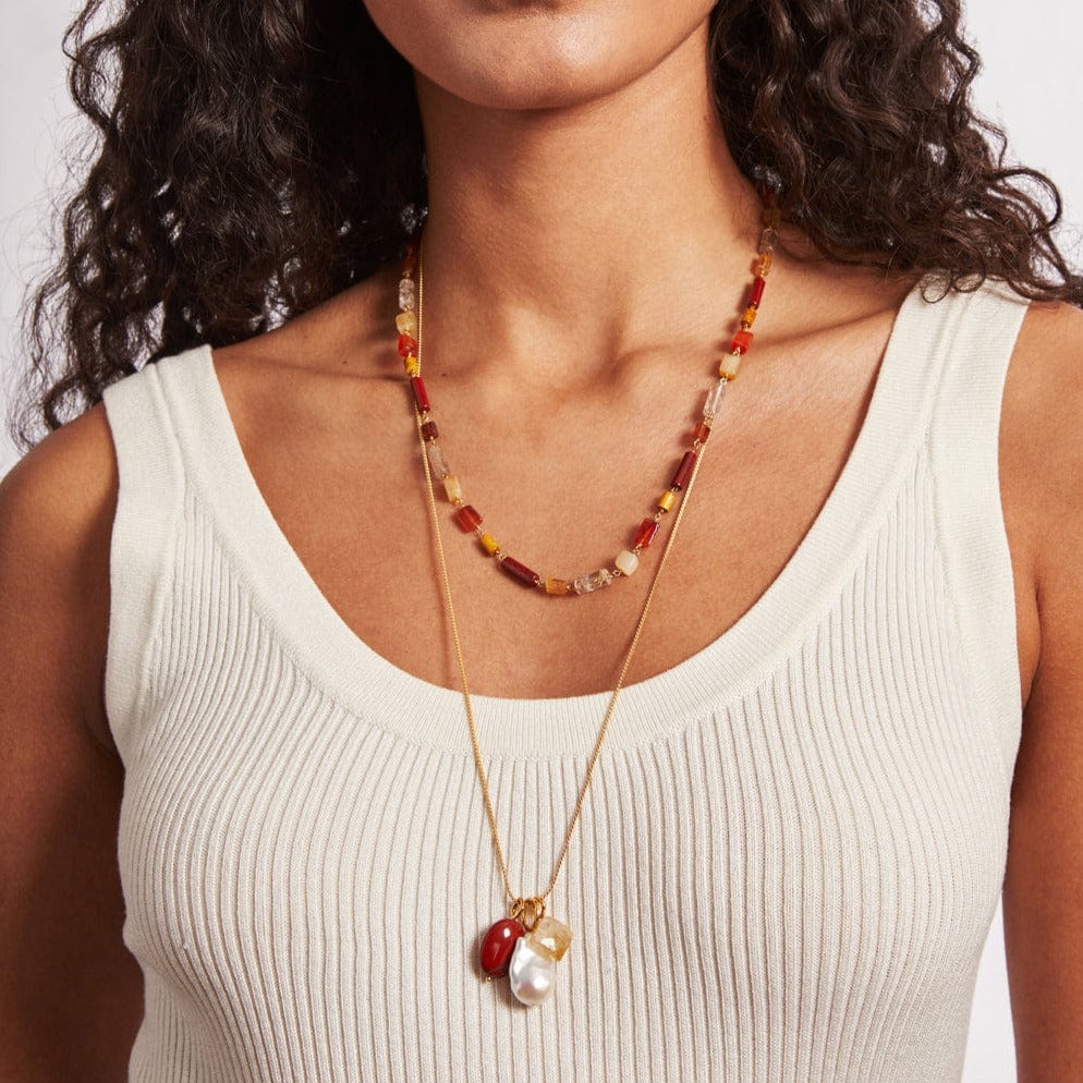 
                      
                        NKL-GPL Eden Necklace Carnelian Mix
                      
                    