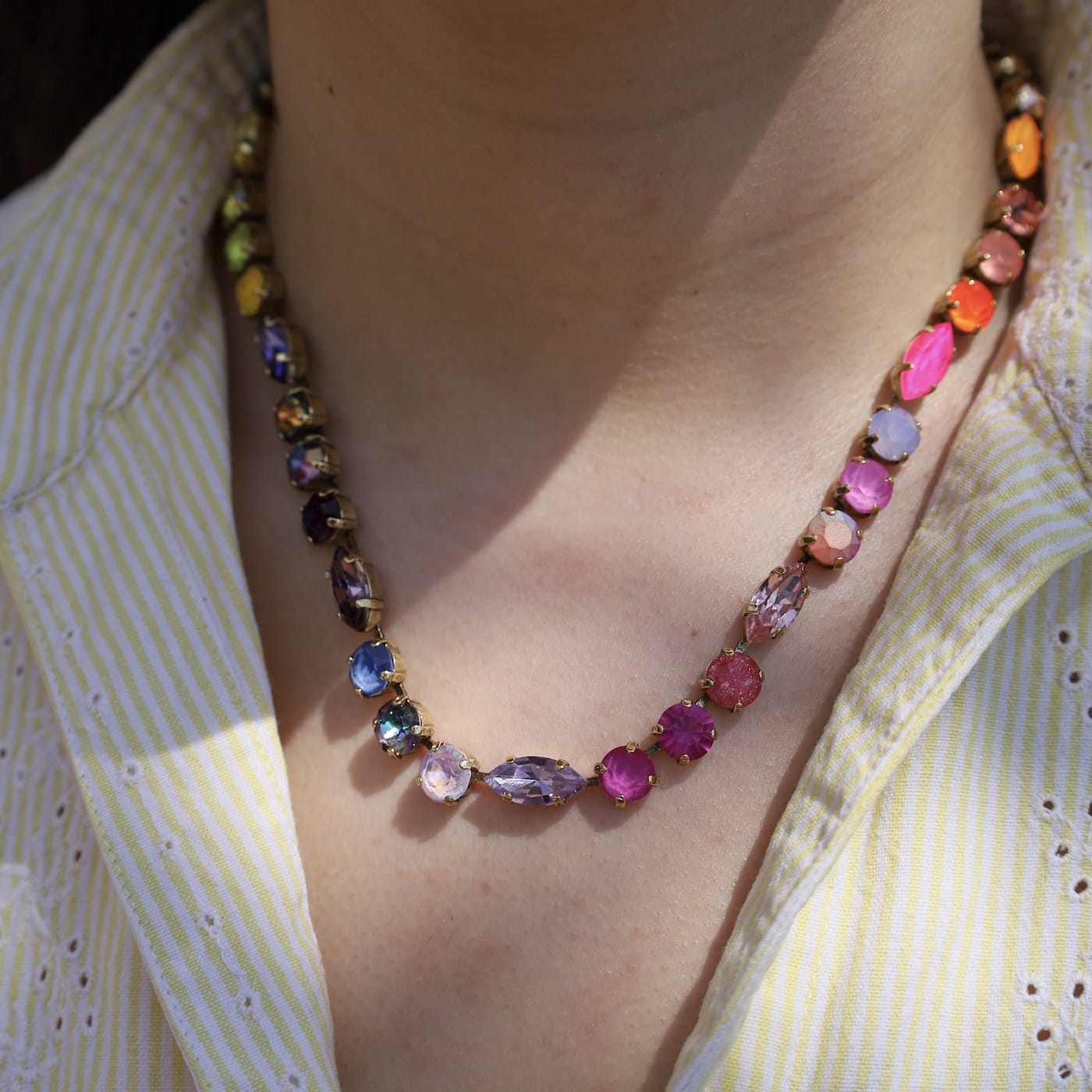 NKL-GPL Elodie Necklace in Candy Crush