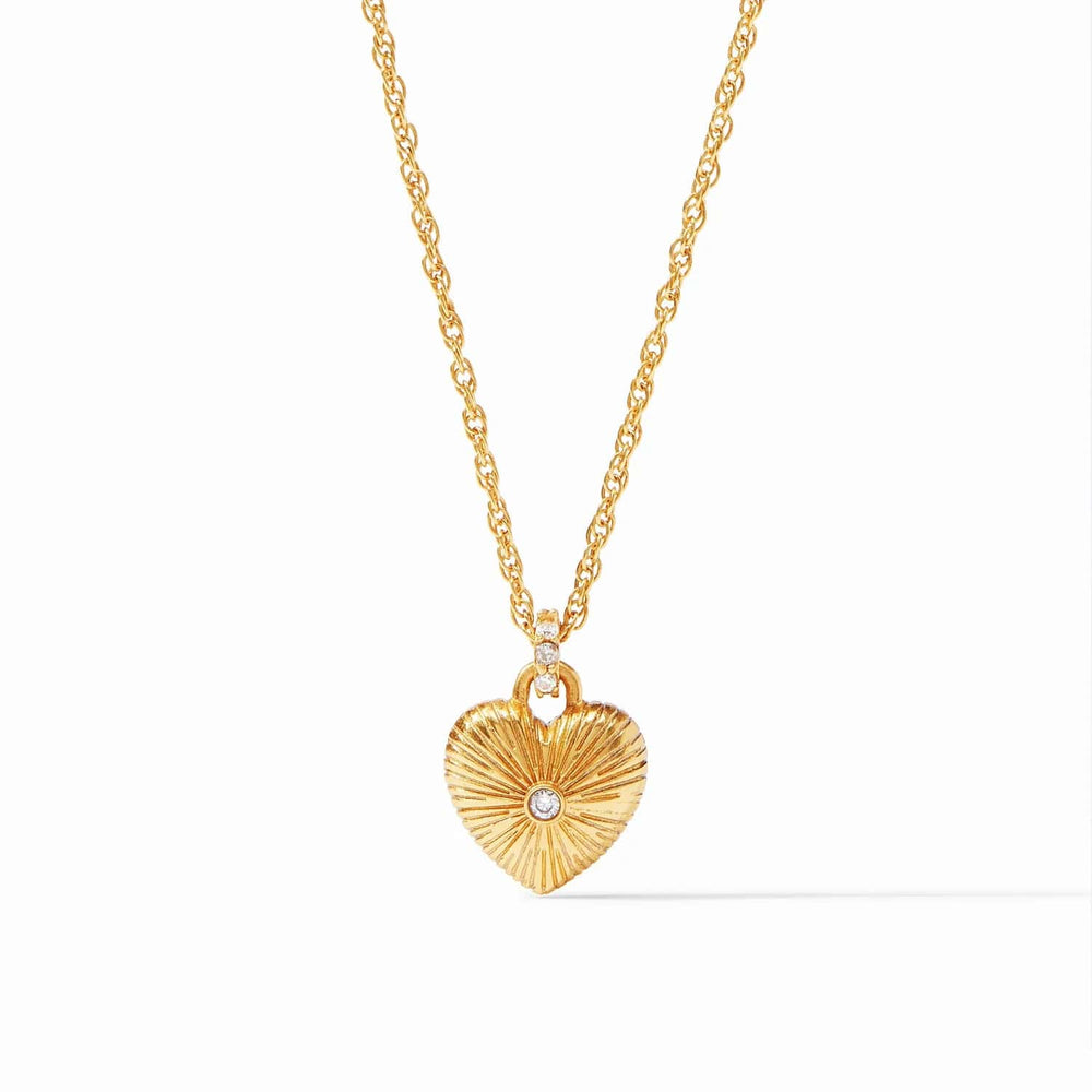 NKL-GPL Esme Heart Solitaire Necklace